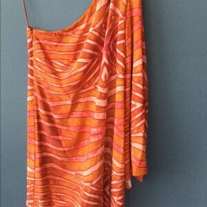 Nicole Miller one shoulder dress